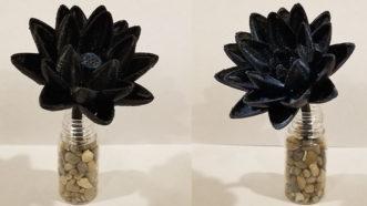 A Beautiful MTG Black Lotus 3D Printed DIY Project
