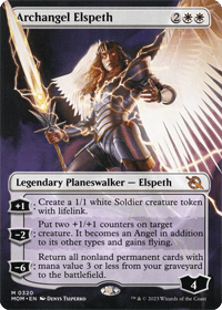 Card image of Archangel Elspeth. #3 on the list of best white Planeswalkers for Angel decks.