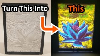 3D Printed Lithophane Lamp: Beautiful Color Photos on the Bambu X1C